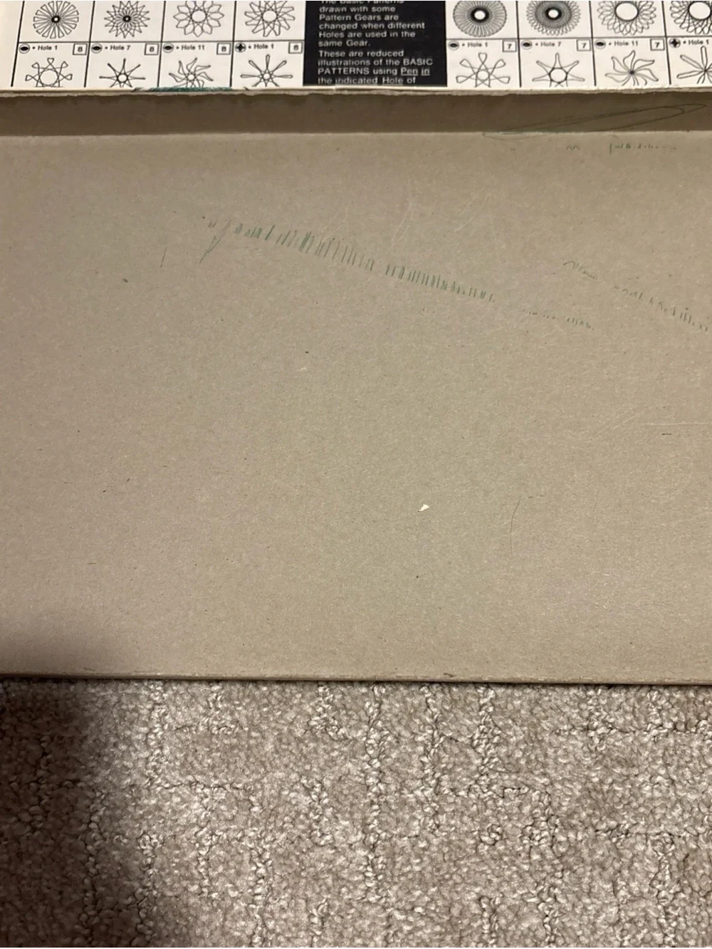 VINTAGE KENNER 1975 SPIROGRAPH DRAWING TOY (missing  1 Piece)